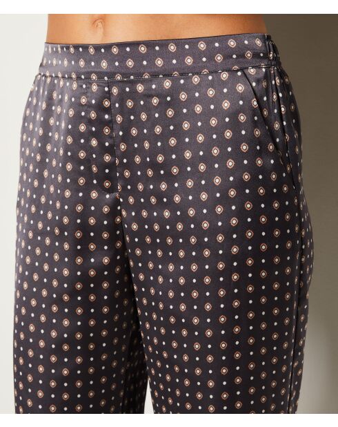 Dreiteiliger Schlafanzug Tarsy Charcoal