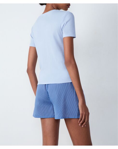 T-shirt Salva celeste