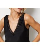 Camiseta sin mangas negra Crush