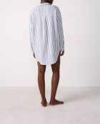 Adria b SPE blau-weiß gestreiftes Langarmhemd