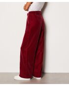 Merida bordeauxrode broek