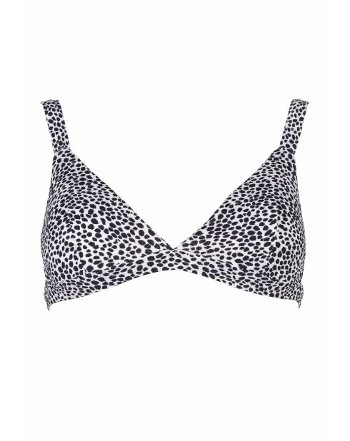 Haut de Bikini noir et blanc