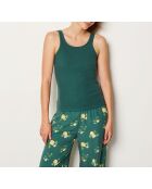 Camiseta sin mangas Charline verde abeto