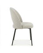 Lot de 2 chaises Alex gris clair - 49x83x53 cm