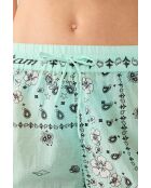 Arizonalove korte broek met groene achtergrondprint