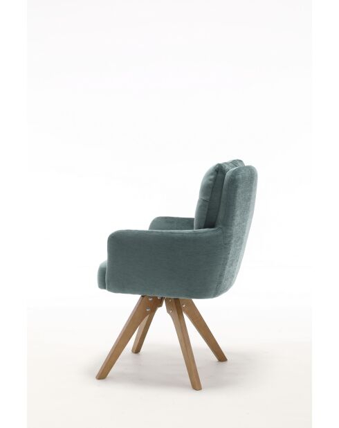 Lot de 2 fauteuils Saint Tropez verts - 60x92x67 cm