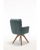 Lot de 2 fauteuils Saint Tropez verts - 60x92x67 cm