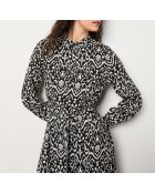 Robe Erebe imprimé anthracite
