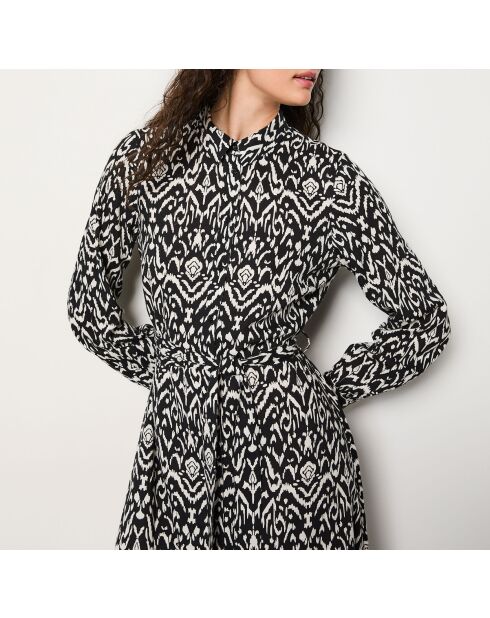 Robe Erebe imprimé anthracite