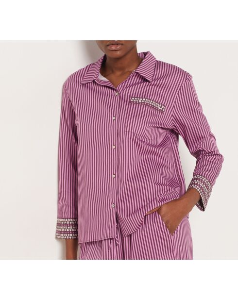 Paars Florish overhemd