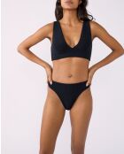 Onesize by etam Bikinihose mit hohem Beinausschnitt, schwarz