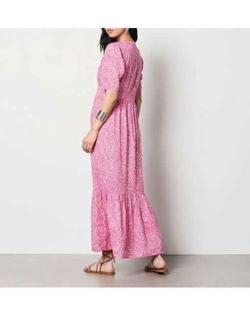 Horatio jurk met petunia-print