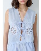 Top azul cielo Cibelle