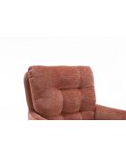 Lot de 2 fauteuils Saint Tropez rouille - 60x92x67 cm