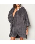 Grijze poncho Mariany