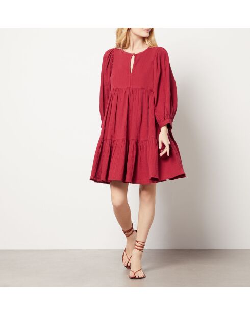 Bordeauxrode jurk van Aerys