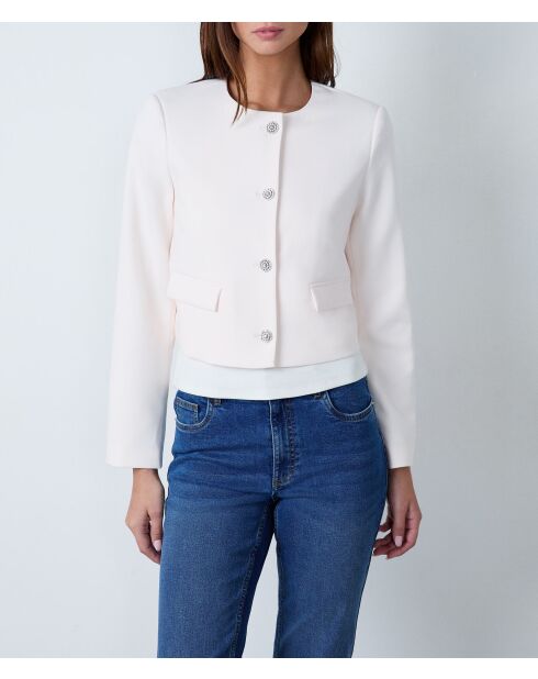 Crèmekleurige jas Uffie