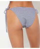 Mahalo wit gestreept marineblauw bikinibroekje