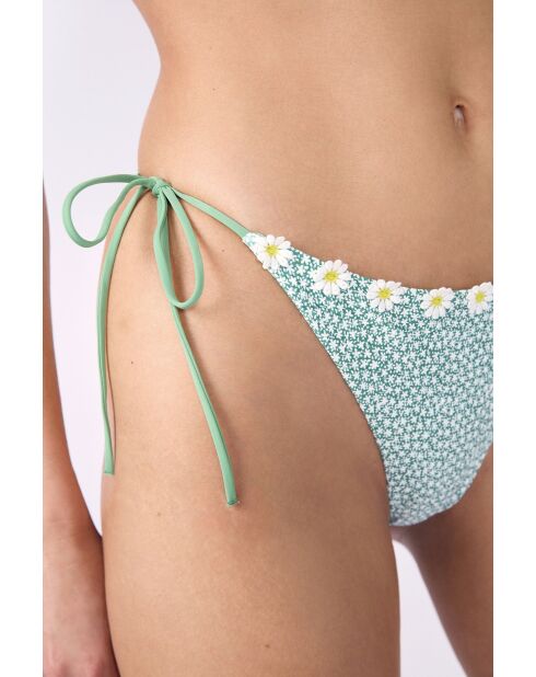Braguitas de bikini brasileñas Fic Anchusa estampadas sobre fondo blanco