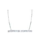 Sportieve bikinitop in zeeschelpgrijs