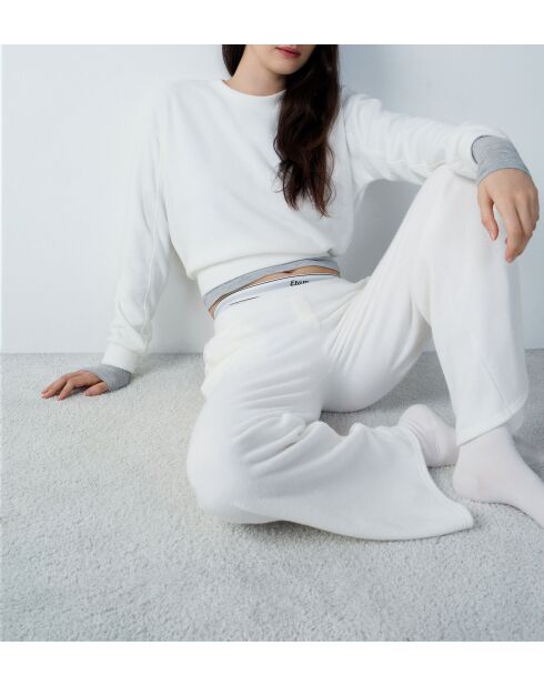 Ecrufarbene Hose Loann