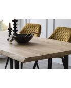 Table chêne massif huilé nature - 180x77x90 cm