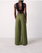 Adria b SPE kaki olijfkleurige rechte broek