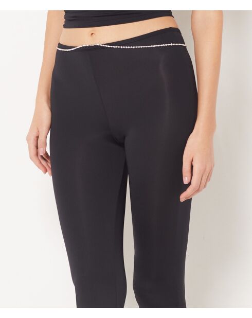 Pantalon Glossy noir