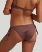 Klassisches Bikiniunterteil mit Schokoladenschleife