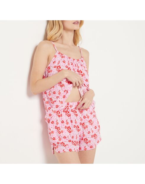 Dearesty roze tweedelige pyjama