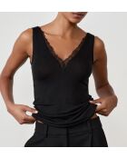 Warm Light Lace zwarte tanktop