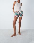 Short Bedford multicolore