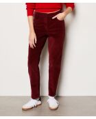 Enory bordeauxrode broek