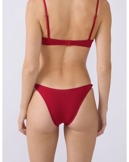 Slip bikini rosso Barette Fuego