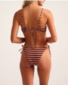 Braguitas de bikini clásicas con lazo de mariposa multicolor