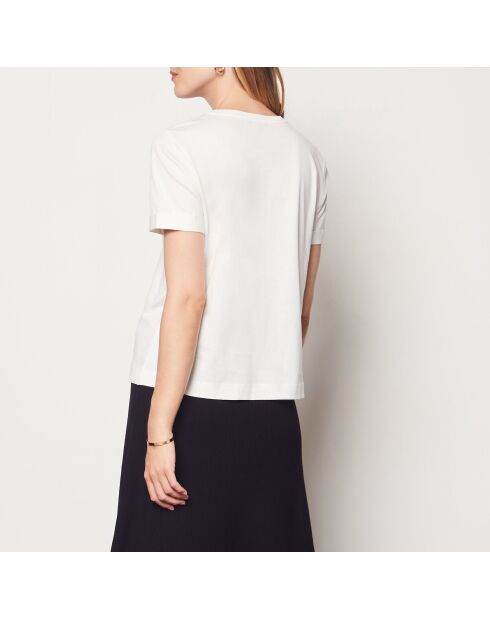 Figue ecru t-shirt met korte mouwen