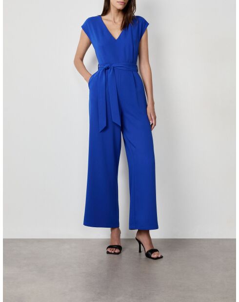 Elena koningsblauwe jumpsuit
