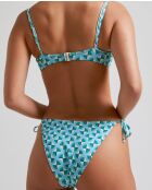Mutandine con cravatta Calma blu verde