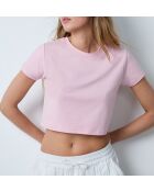 T-shirt Gargi rosa cipria