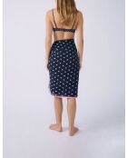 Pareo Marcia gedruckt auf blauem Hintergrund