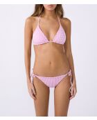 Rozy Triangel-BH ohne Bügel und ohne Schale, gedruckt auf weißem Hintergrund