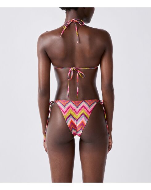 Nouette Fi Muses brasilianische Bikinihose mit mehrfarbigem Druck