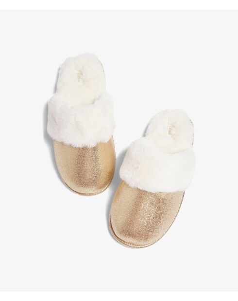 Mules Maelle dorées