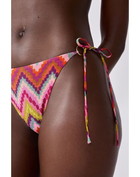 Nouette Fi Muses brasilianische Bikinihose mit mehrfarbigem Druck