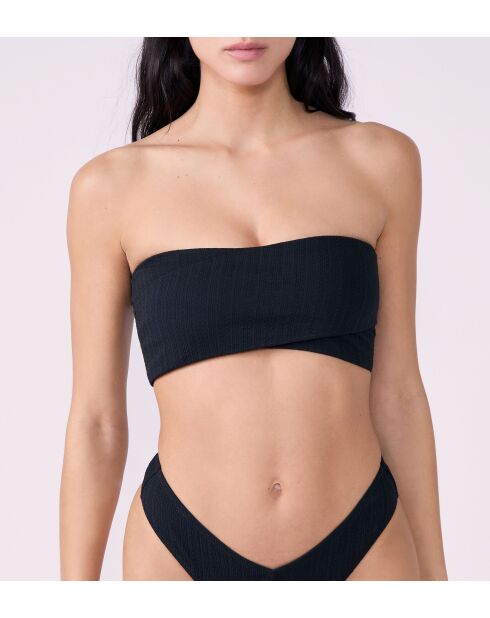 Schwarzer BH Zagara ohne Bügel, ohne Schale und ohne Stirnband