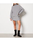 Falda Franceska gris claro