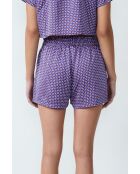 Maila short met veelkleurige print