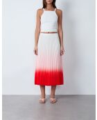 Cardinale Eden e gonna bianca