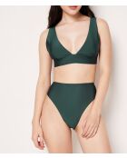 Caleta groene triangelbeha zonder beugel en zonder schelp