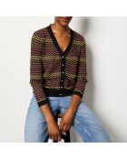 Schwarze Strickjacke Erabela